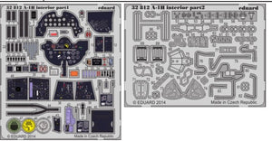 Eduard 32812 1/32 Aircraft- A1H Interior for TSM (Painted Self Adhesive)