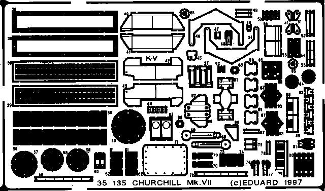 Eduard 35135 1/35 Armor- Churchill Mk VII for TAM