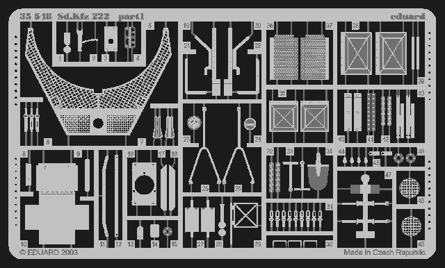 Eduard 35548 1/35 Armor- SdKfz 222 for TAM