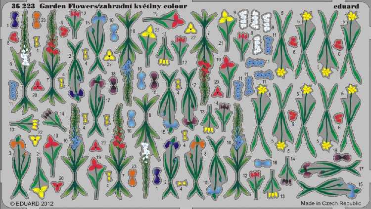 Eduard 36223 1/35 Garden Flowers (Painted) (D)