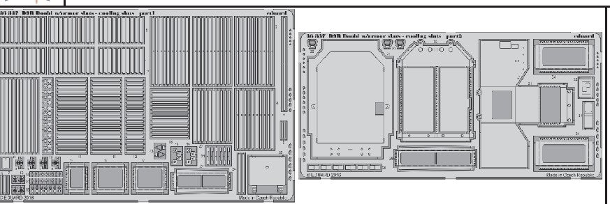 Eduard 36337 1/35 Armor- D9R Doobi w/Armor Slats - Cooling Slats for MGK