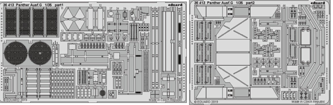 Eduard 36413 1/35 Armor- Panther Ausf G for ACY(D)