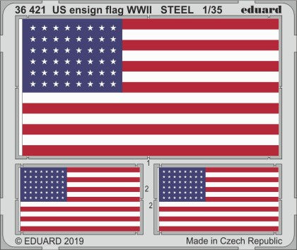 Eduard 36421 1/35 Armor- WWII US Ensign Flag Steel (Painted)(D)