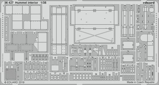 Eduard 36427 1/35 Armor- Hummel Interior for TAM(D)