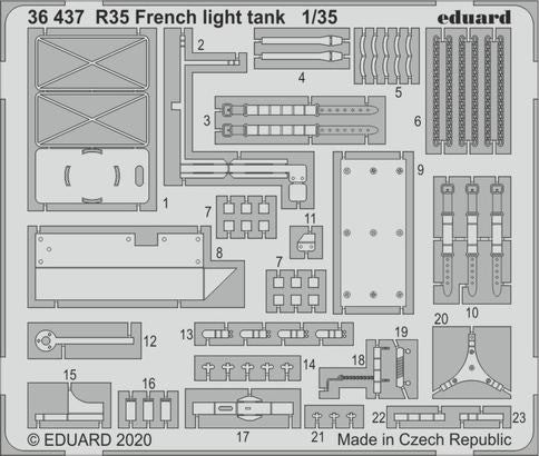 Eduard 36437 1/35 Armor- R35 French Light Tank for TAM