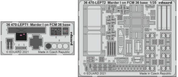 Eduard 36470 1/35 Armor- Marder I on FCM 36 Base for ICM(D)