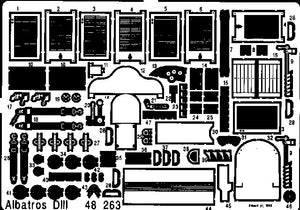 Eduard 48263 1/48 Aircraft- Albatros D III for EDU