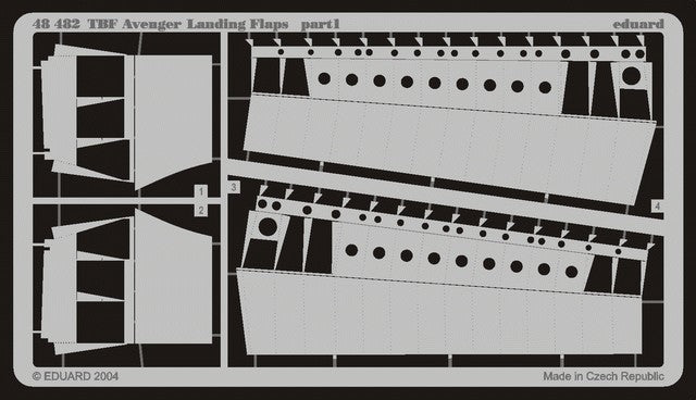 Eduard 48482 1/48 Aircraft- TBF Avenger Landing Flaps for ATE