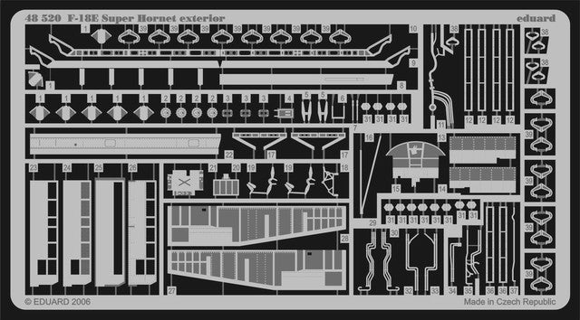 Eduard 48520 1/48 Aircraft- F18E Super Hornet Exterior for HSG (D)
