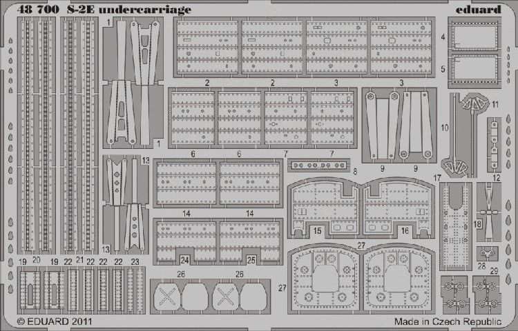 Eduard 48700 1/48 Aircraft- S2E Undercarriage for KIN