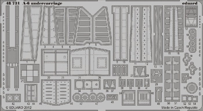 Eduard 48731 1/48 Aircraft- A6 Undercarriage for KIN (D)