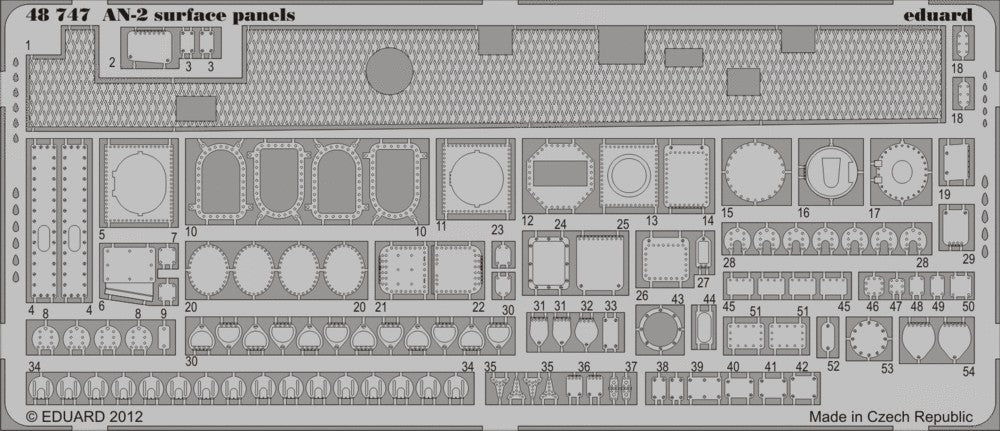 Eduard 48747 1/48 Aircraft- An2 Surface Panels for HBO