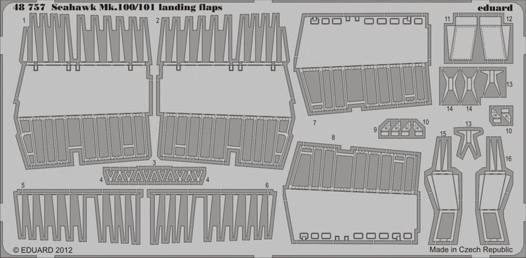 Eduard 48757 1/48 Aircraft- Seahawk Mk 100/101 Landing Flaps for TSM (D)