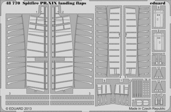 Eduard 48770 1/48 Aircraft- Spitfire PR XIX Landing Flaps for ARX (D)