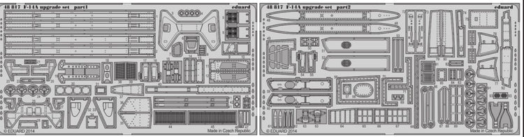 Eduard 48817 1/48 Aircraft- F14A Upgrade Set for EDU (D)