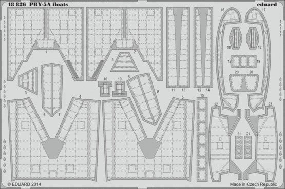 Eduard 48826 1/48 Aircraft- PBY5A Floats for RVL