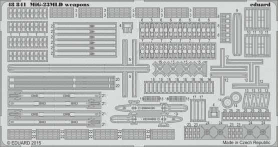 Eduard 48841 1/48 Aircraft- MiG23MLD Weapons for TSM (D)