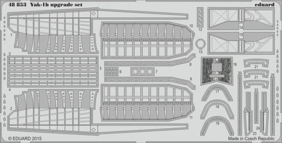 Eduard 48853 1/48 Aircraft- Yak1b Upgrade Set for EDU (D)