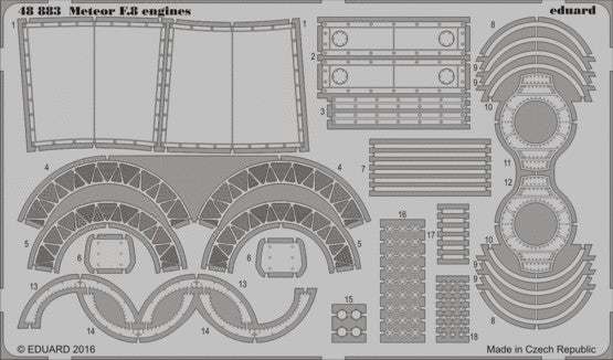 Eduard 48883 1/48 Aircraft- Meteor F8 Engines for ARX (D)