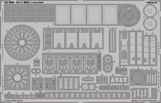 Eduard 48886 1/48 Aircraft- Su7 Exterior for SME (D)