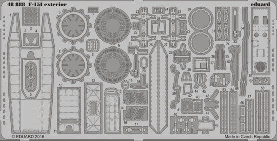 Eduard 48888 1/48 Aircraft- F15I Exterior for LNR (D)