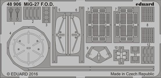 Eduard 48906 1/48 Aircraft- MiG27 F.O.D for TSM (D)