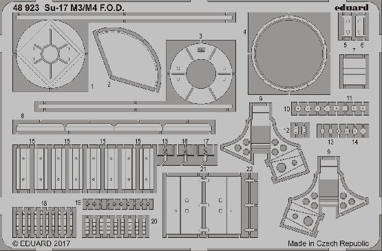 Eduard 48923 1/48 Aircraft- Su17 M3/4 F.O.D. for KTY (D)