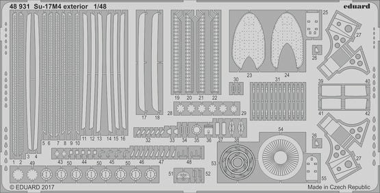 Eduard 48931 1/48 Aircraft- Su17M4 Exterior for HBO (D)