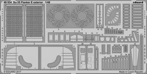 Eduard 48934 1/48 Aircraft- Su35 Flanker E Exterior for KTY (D)