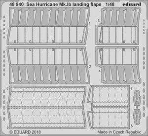 Eduard 48940 1/48 Aircraft- Sea Hurricane Mk Ib Landing Flaps for ARX (D)