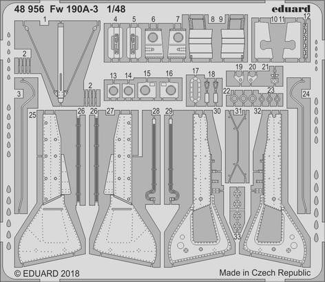 Eduard 48956 1/48 Aircraft- Fw190A3 for EDU (D)