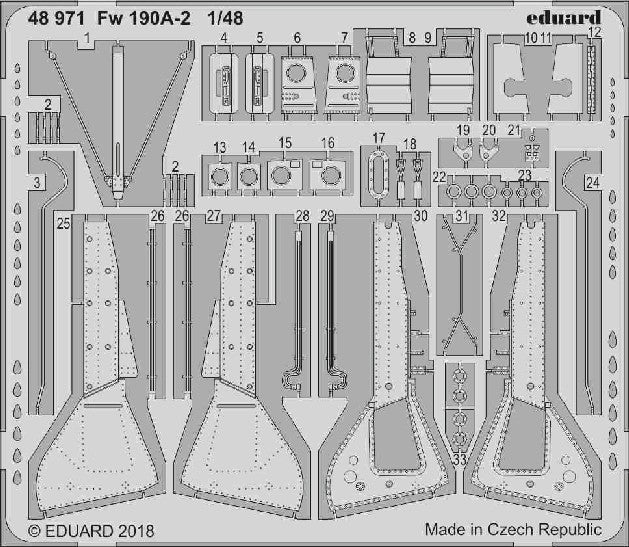 Eduard 48971 1/48 Aircraft- Fw109A2 for EDU (D)