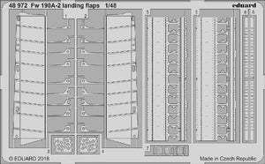 Eduard 48972 1/48 Aircraft- Fw109A2 Landing Flaps for EDU (D)