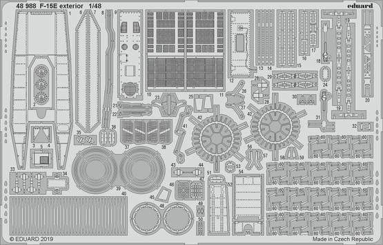 Eduard 48988 1/48 Aircraft- F15E Exterior for LNR