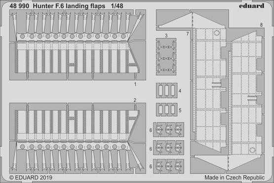 Eduard 48990 1/48 Aircraft- Hunter F6 Landing Flaps for ARX (D)