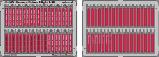 Eduard 49009 1/48 Aircraft- Remove Before Flight (Painted)