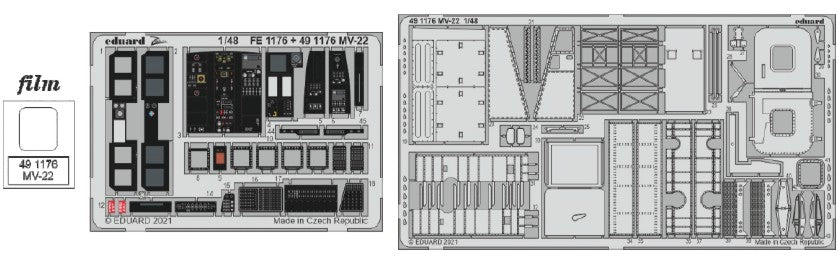 Eduard 491176 1/48 Aircraft- MV22 for HBO (Painted)(D)