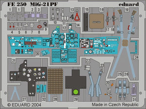 Eduard 49250 1/48 Aircraft- Mig21PF for ACY (Painted) (D)