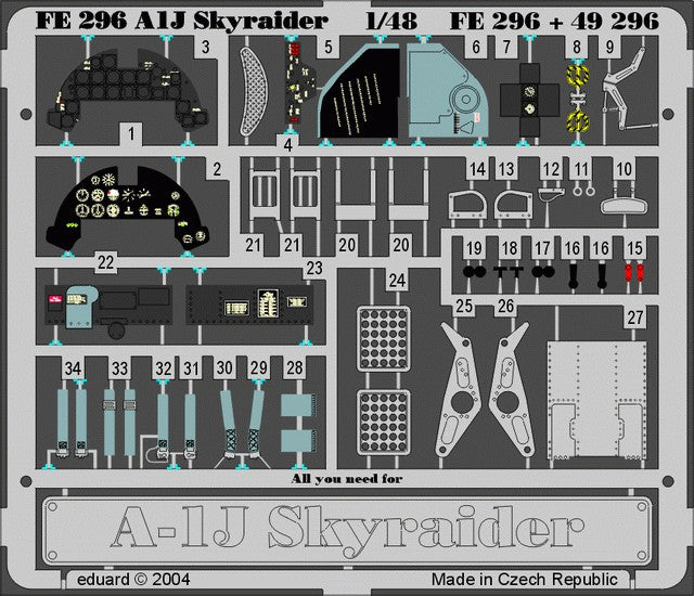 Eduard 49296 1/48 Aircraft- A1J for TAM (Painted)