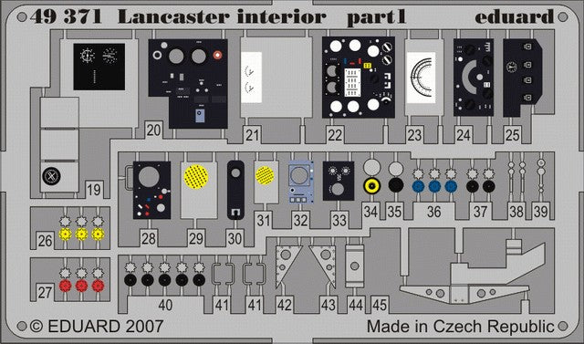 Eduard 49371 1/48 Aircraft- Lancaster Interior for TAM (Painted)