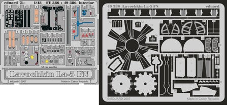 Eduard 49386 1/48 Aircraft- Lavochkin La5 FN for ZVE (Painted Self Adhesive)