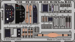 Eduard 49434 1/48 Aircraft- II10/Avia B33 for SHY (Painted Self Adhesive) (D)