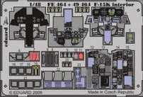 Eduard 49464 1/48 Aircraft- F15K Interior for ACY (Painted Self Adhesive) (D)