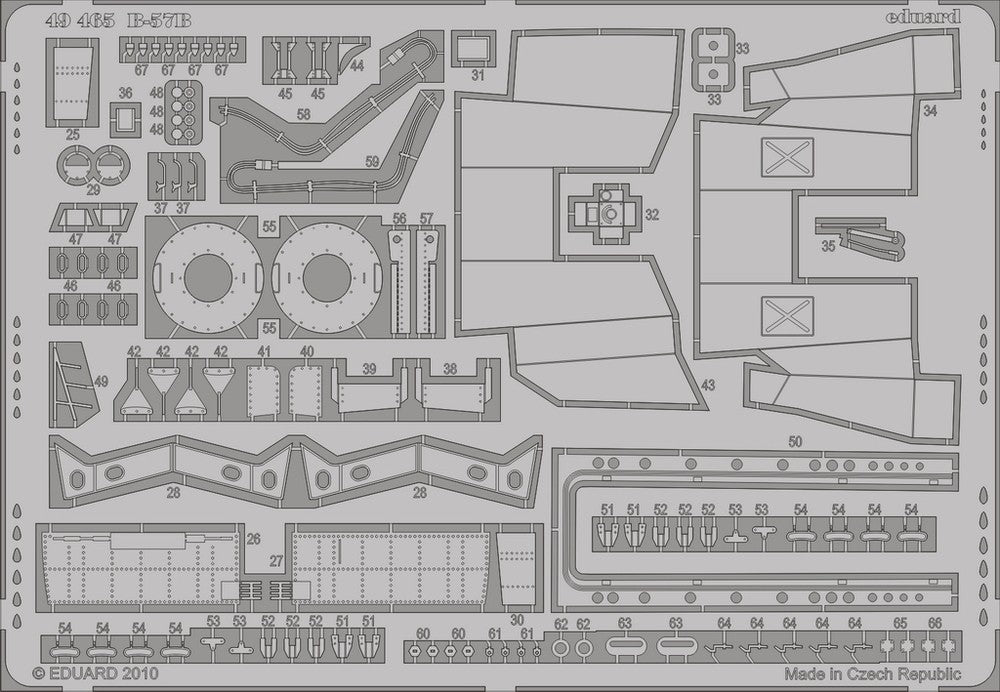 Eduard 49465 1/48 Aircraft- B57B for ARX (Painted Self Adhesive) (D)