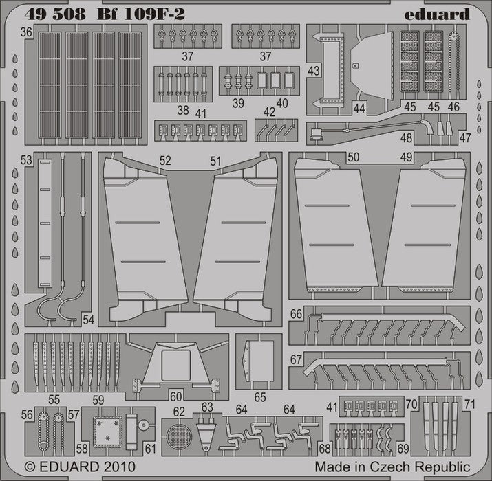 Eduard 49508 1/48 Aircraft- Bf109F2 for ZVE (Painted Self Adhesive) (D)