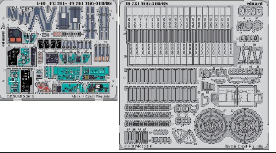 Eduard 49781 1/48 Aircraft- MiG31B/BS for AGK (Painted) (D)