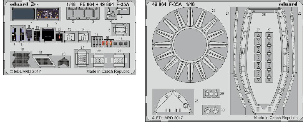 Eduard 49864 1/48 Aircraft- F35A for MGK (Painted)