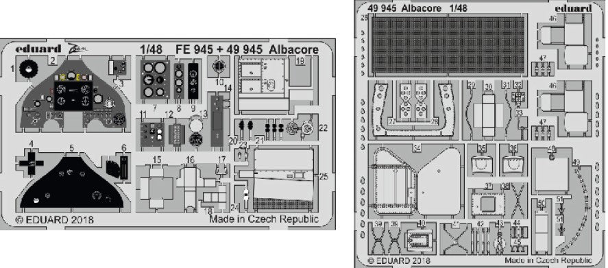 Eduard 49945 1/48 Aircraft- Albacore for TSM (Painted) (D)