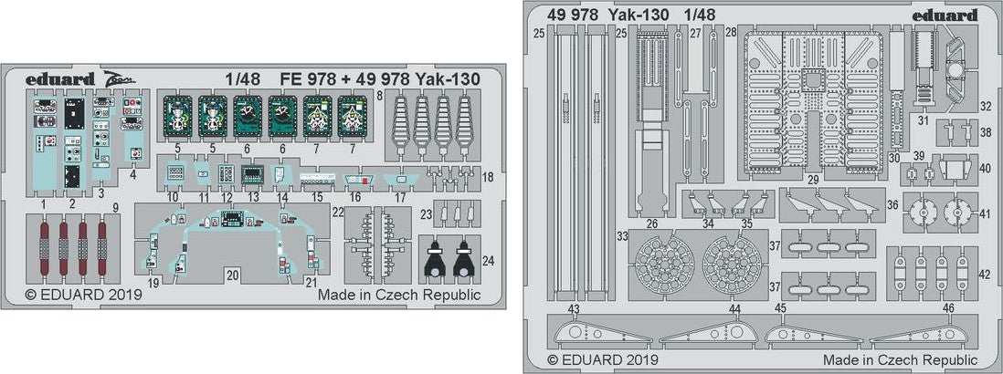 Eduard 49978 1/48 Aircraft- Yak130 for ZVE (Painted) (D)