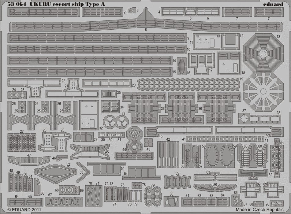 Eduard 53064 1/350 Ship- UKURU Escort Type A for SKY